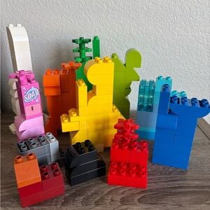 Lego Duplos Bulk Rainbow over 100 pieces